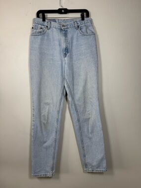 Levi's 550 Vintage Relaxed Fit Pale Blue High-Rise Tapered  leg  Jeans 12 MIS L